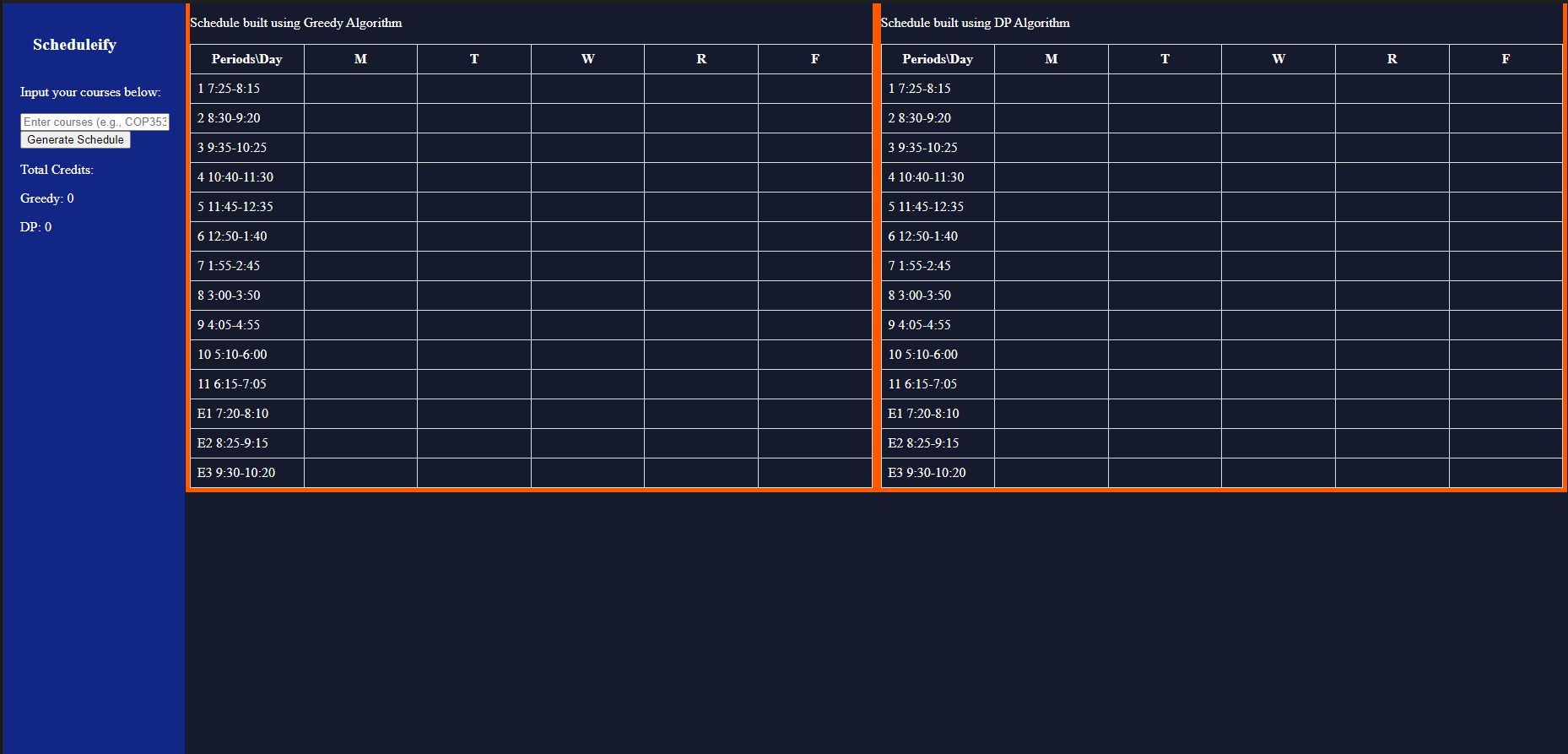 A reference picture of scheduleify